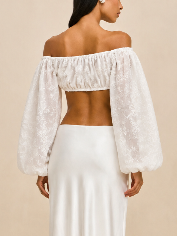 Carolina Top - Snow - Image 2