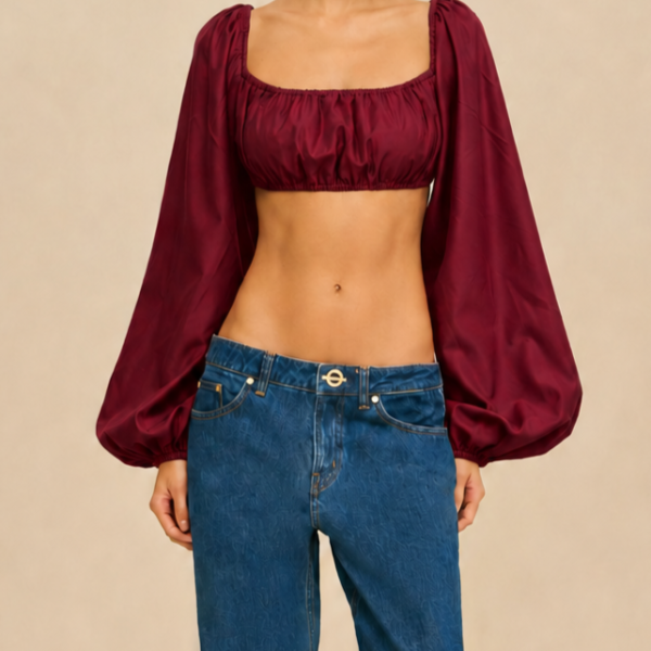 Carolina Top - Burgundy